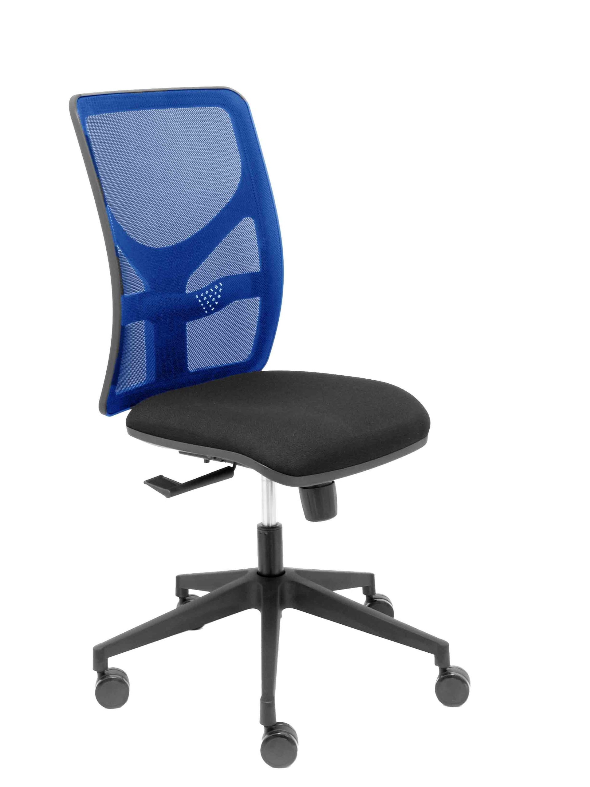 SILLA MOTILLA MALLA AZUL ASIENTO BALI NEGRO