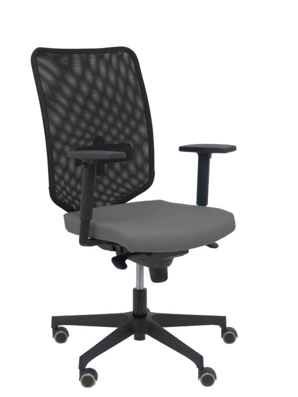 SILLA OSSA NEGRA BALI GRIS MEDIO