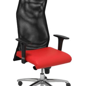 SILLON SAHUCO SIMILPIEL ROJO