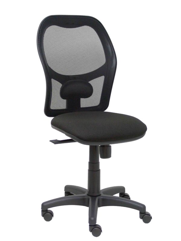 SILLA ALOCEN MALLA NEGRA ASIENTO BALI NEGRO