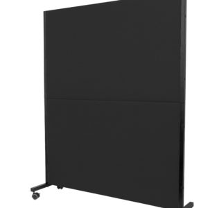BIOMBO VALDEGANGA SIMILPIEL NEGRO CON RUEDAS CON F