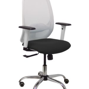 SILLA CILANCO BLANCA MALLA BLANCA ASIENTO BALI NEG