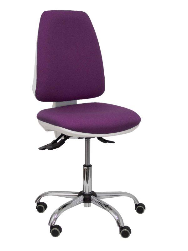 SILLA ELCHE BLANCA ASINCRO BALI MORADO RUEDAS DE P
