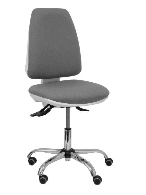 SILLA ELCHE BLANCA ASINCRO BALI GRIS RUEDAS DE PAR