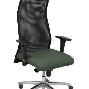 SILLON SAHUCO SIMILPIEL GRIS OSCURO