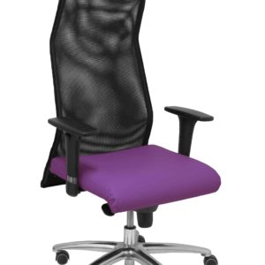 SILLON SAHUCO SIMILPIEL MORADO