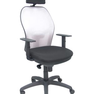 SILLA JORQUERA MALLA GRIS ASIENTO BALI NEGRO CABEC