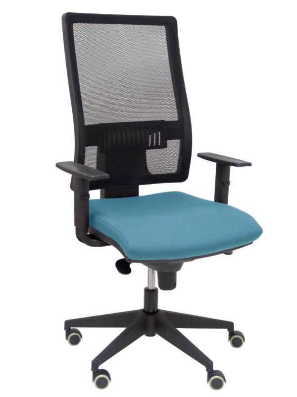 SILLA HORNA BALI AZUL CLARO BRAZOS REGULABLES