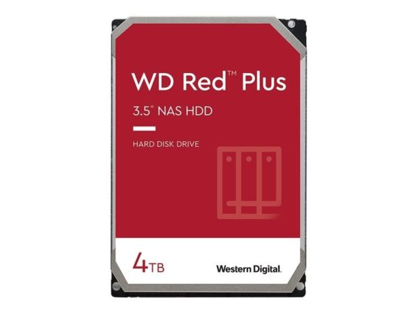 DISCO DURO 3.5" WESTERN DIGITAL 4TB RED PLUS SATA 3