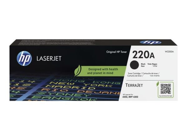 TONER HP 220A W2200A 2K NEGRO 4202XX-4302XX