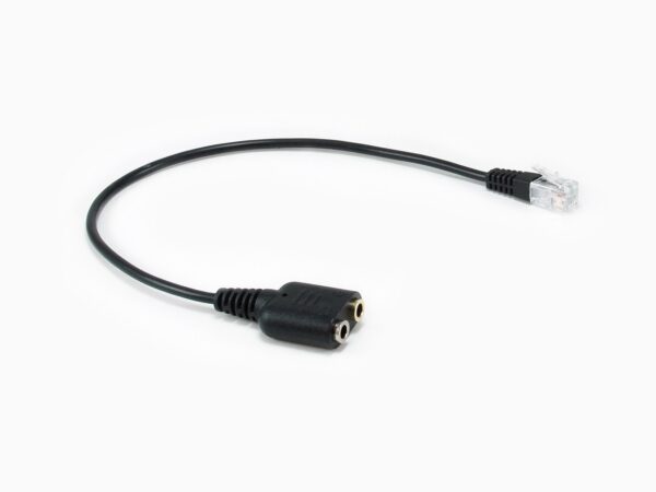 CABLE EQUIP ADAP. AUDIO DE RJ9 A 2X3.5 JACK HEMBRA