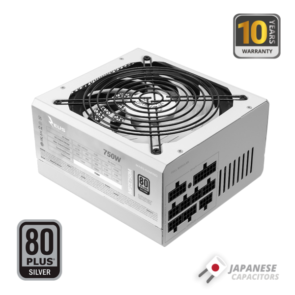 FUENTE ALIMENTACIÓN ZEUS 750W MARS GAMING 80+ SILVER