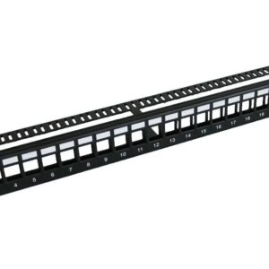 PANEL 24P (PATCHPANEL) 1U SIN CONECTORES