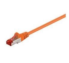 CABLE MICROCONNECT RJ45 LAT. F-UTP CAT.6 1M NARANJ