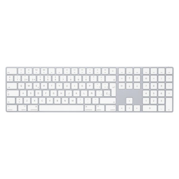 TECLADO APPLE C-NUMERICO BT BLANCO PLATA