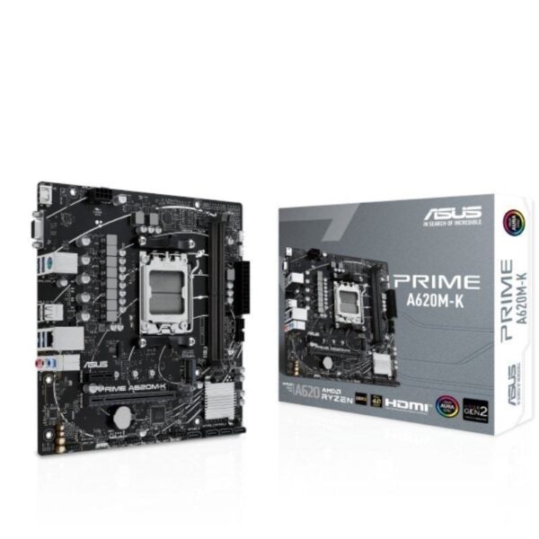 PLACA BASE AM5 ASUS PRIME A620M-K WIFI MATX-