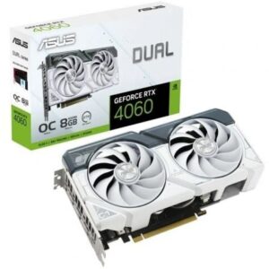 SVGA GEFORCE ASUS DUAL-RTX4060-O8G 8GB DDR6 WHITE
