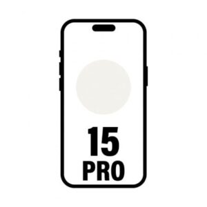 TELEFONO MOVIL APPLE IPHONE 15 PRO 256GB WHITE TITANIUM