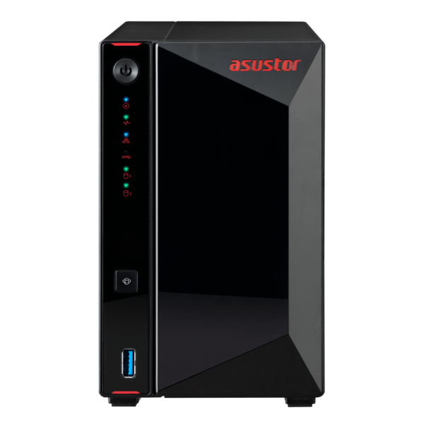 NAS ASUSTOR 0TB 2 BAY INTEL CELERON J4005 DUAL-COR