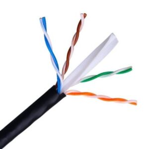 BOBINA DE CABLE CAT 6 UTP 100 METROS PARA EXTER