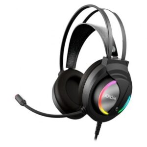 KROM KAPPA AURICULARES DIADEMA NEGRO